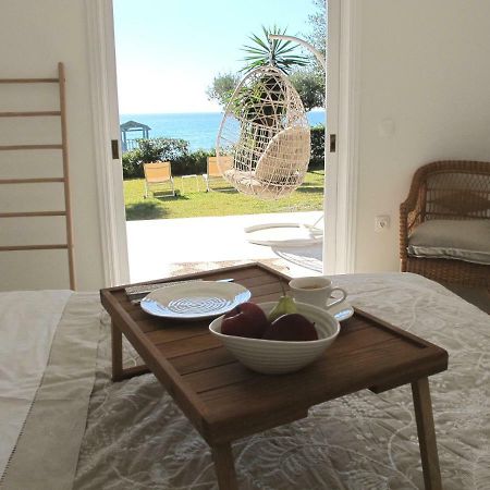Aqua Seafront Glyfada Corfu Beach House With Garden Eksteriør billede