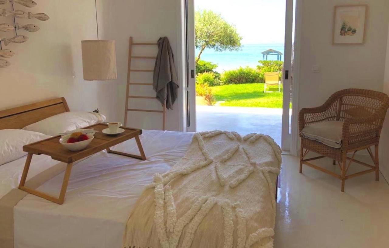 Aqua Seafront Glyfada Corfu Beach House With Garden Eksteriør billede
